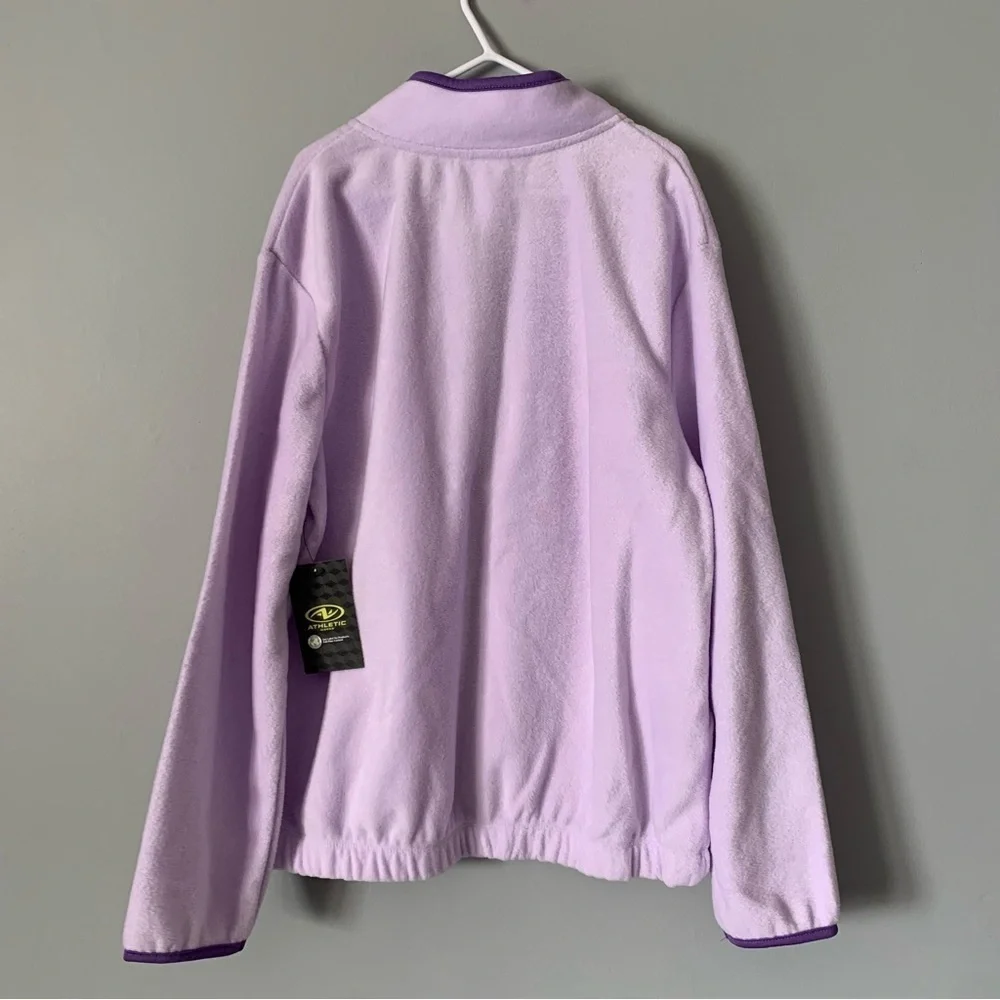 NWT. ATHLETIC WORKS Girls Microfleece Pullover